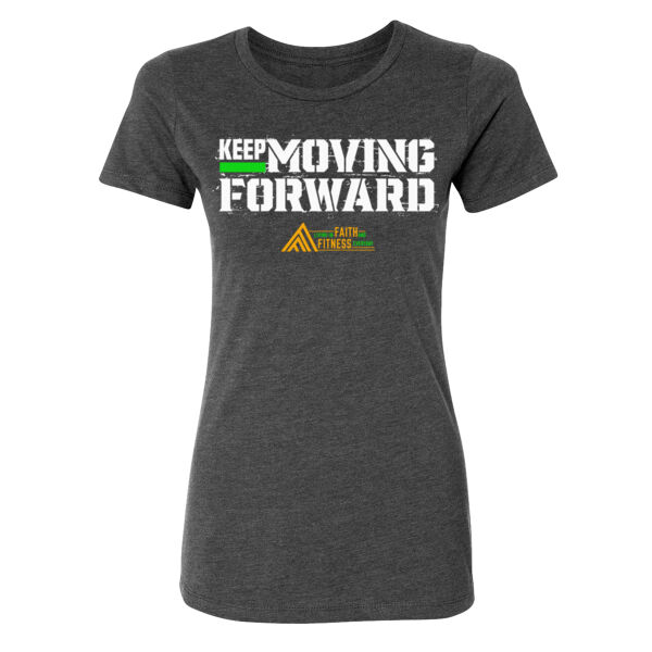 KEEP MOVING FORWARD - WOMEN'S FITTED T-SHIRT Thumbnail